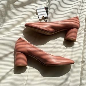 Zara cylinder block heels